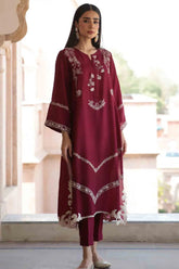BATIK - 2PC DHANAK EMBROIDERED SHIRT AND TROUSER - HZG1796